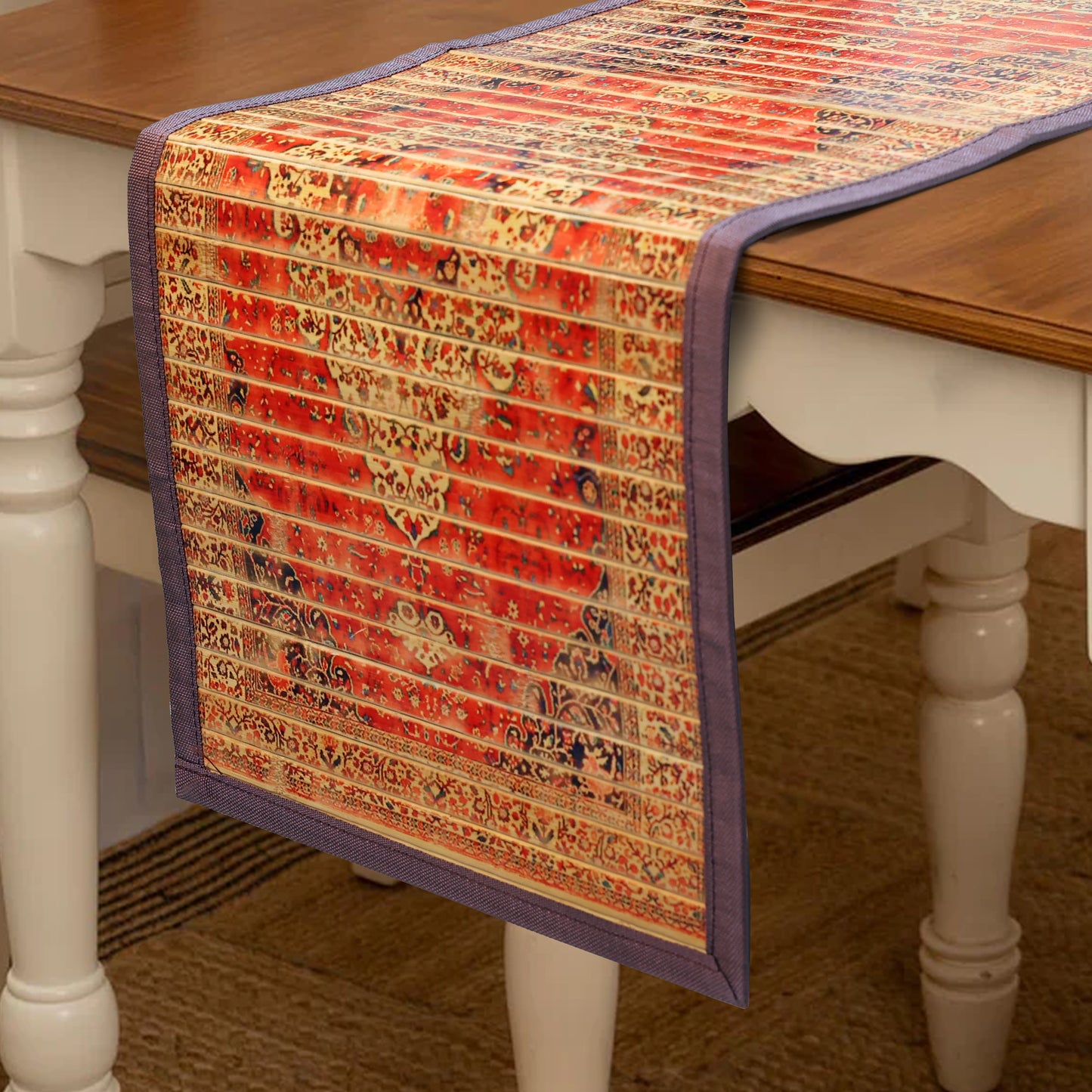 Dining Table Mats and Runner Set - Persian Design (Anti-Slip Back) 40% OFF