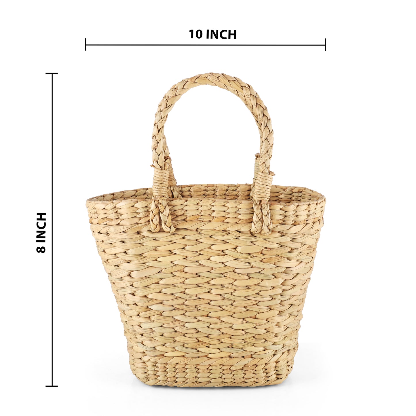 Handmade Kauna Grass Picnic Bag For Lunch Bag, Gifting & Home Decor