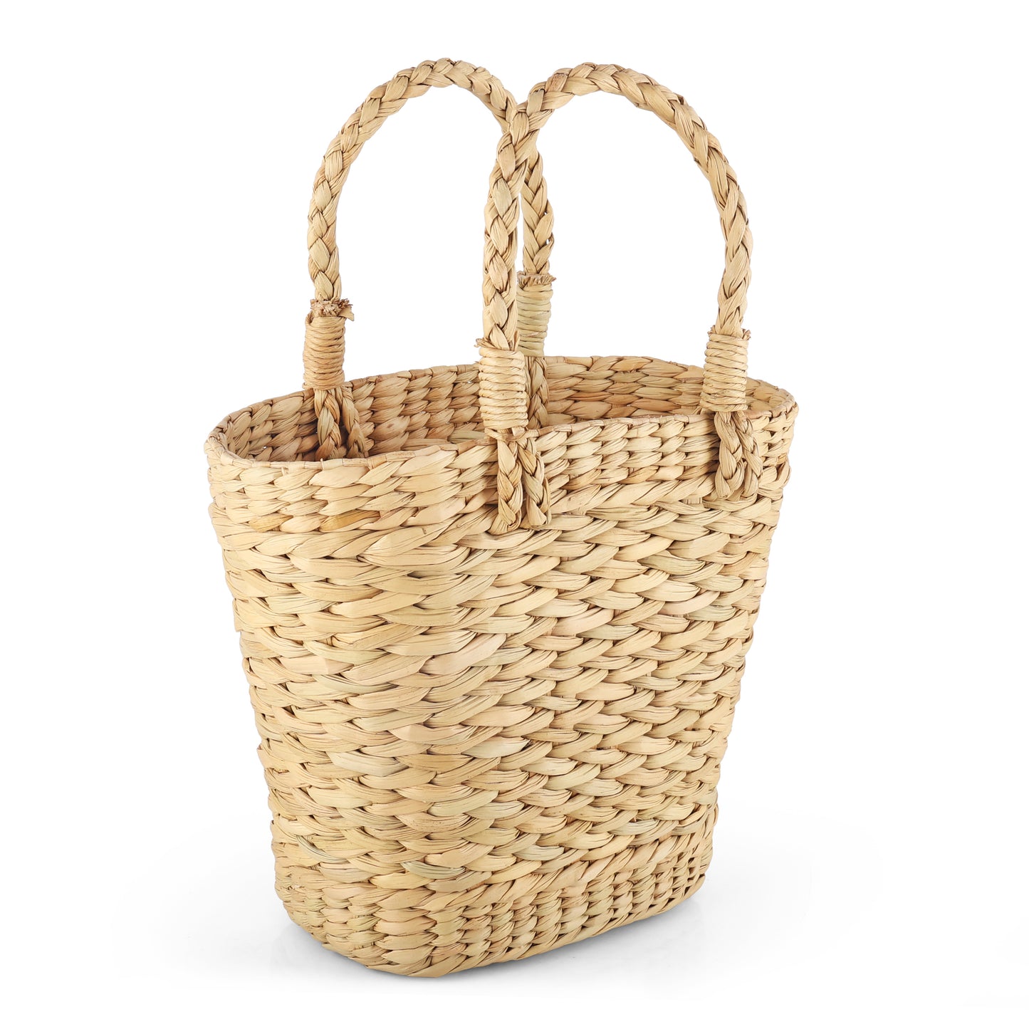 Handmade Kauna Grass Picnic Bag For Lunch Bag, Gifting & Home Decor