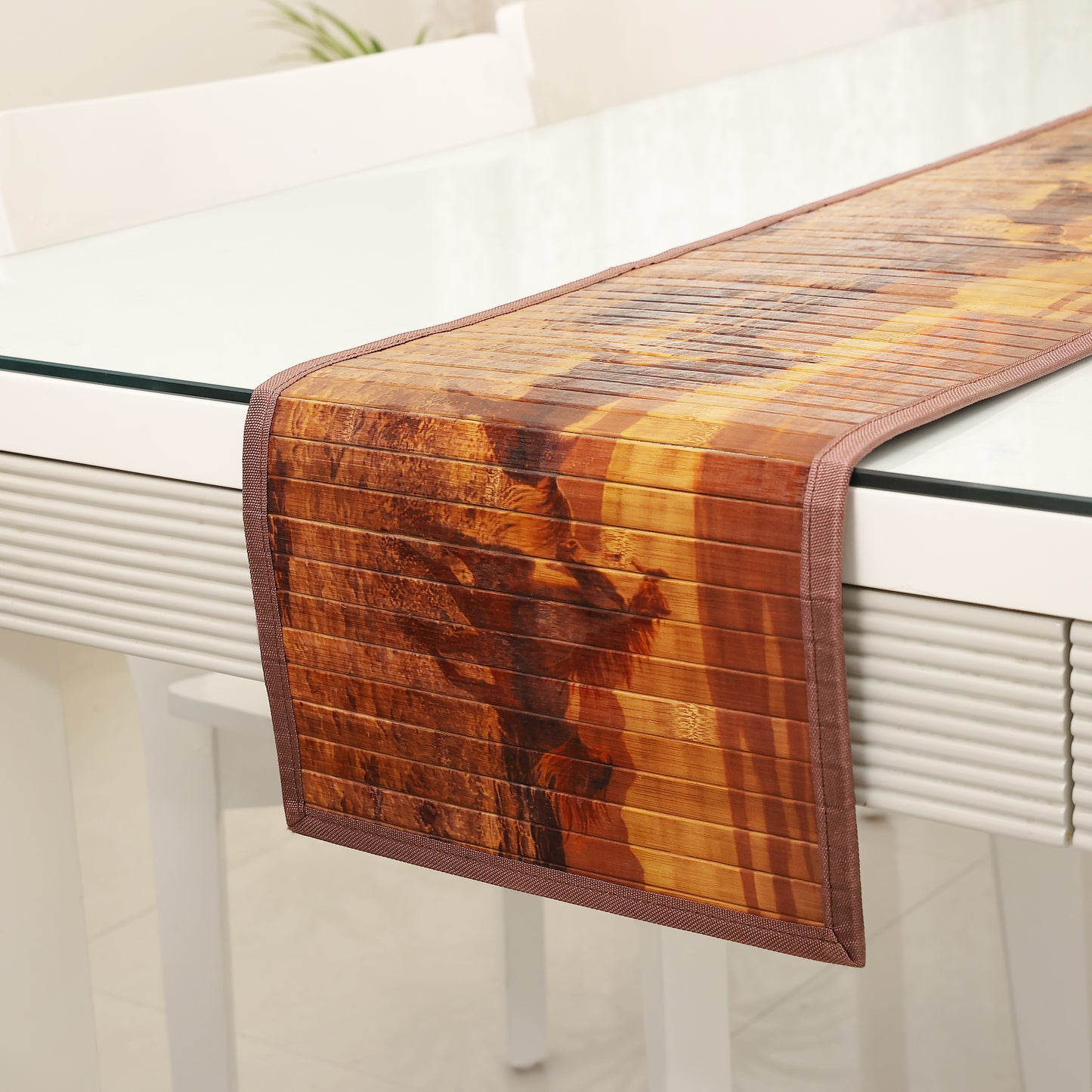 Dining Table Mats and Runner Set - Horse Print (Anti-Slip Back) 40% OFF
