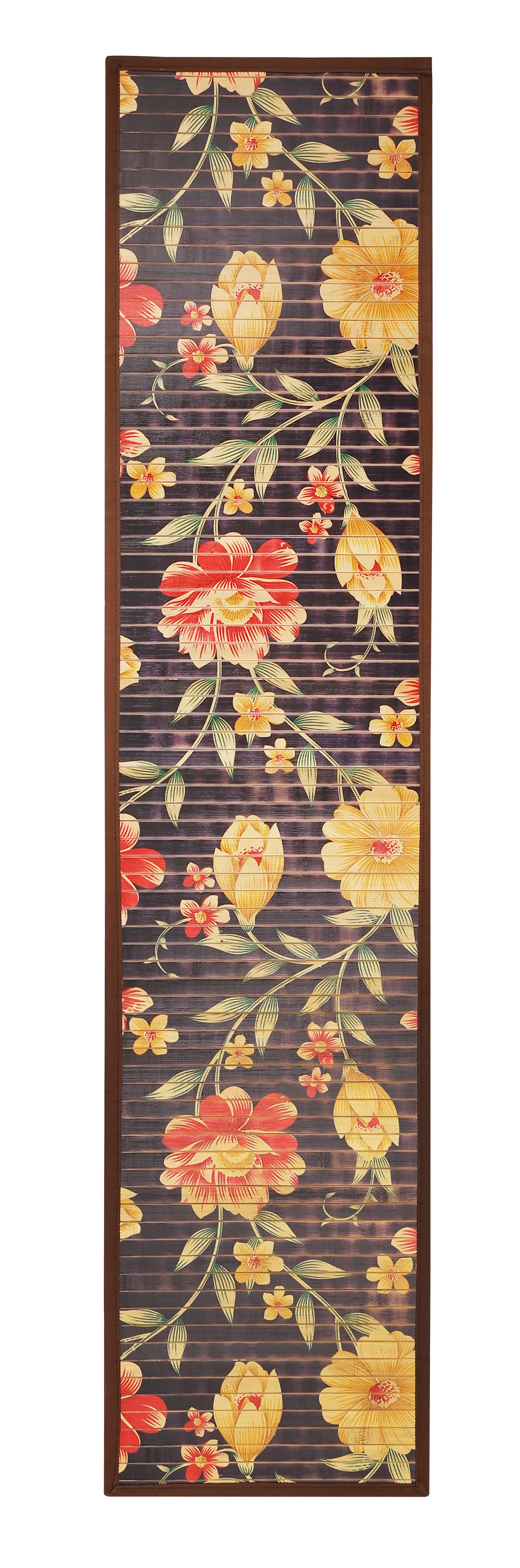 Dining Table Mats and Runner Set - Flower Print (Anti-Slip Back) 40% OFF