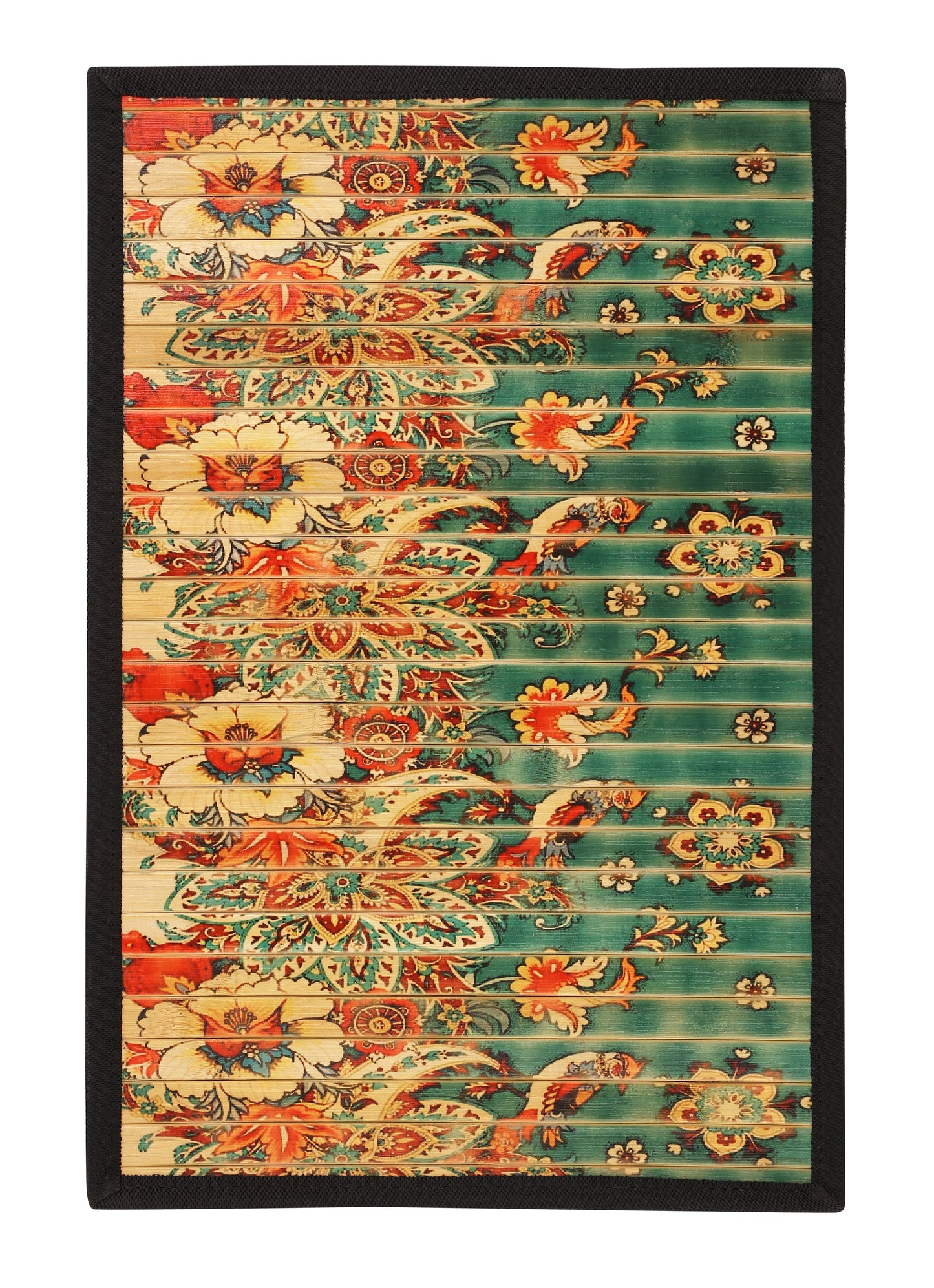 Dining Table Mats and Runner Set - Flower Print (Anti-Slip Back) 40% OFF