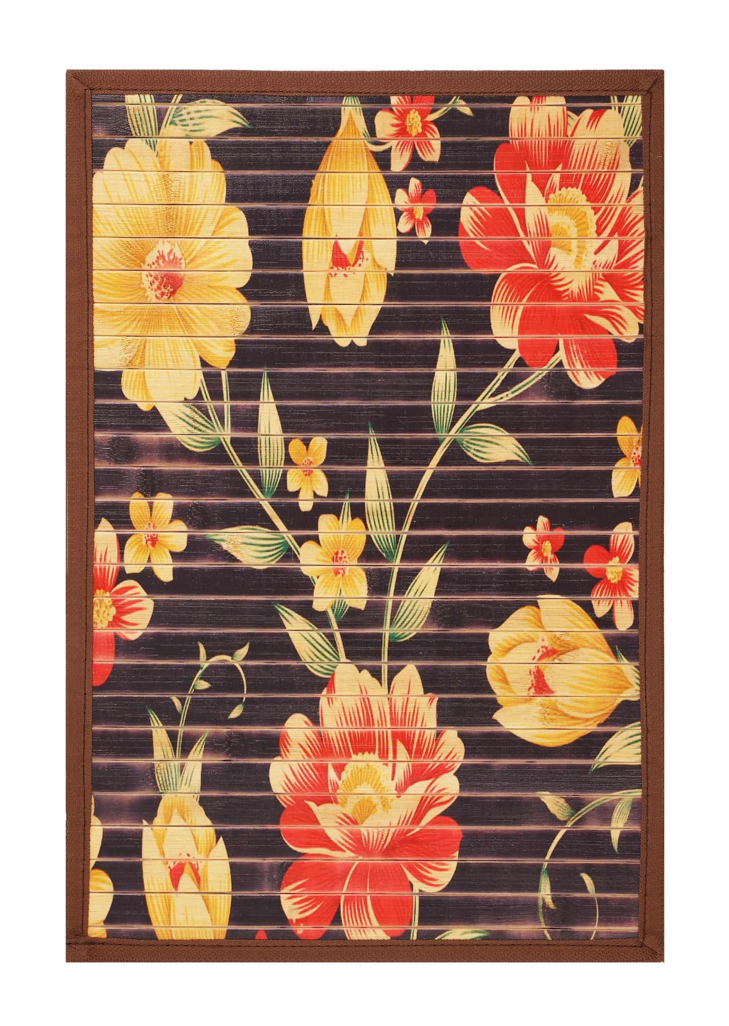 Dining Table Mats and Runner Set - Flower Print (Anti-Slip Back) 40% OFF