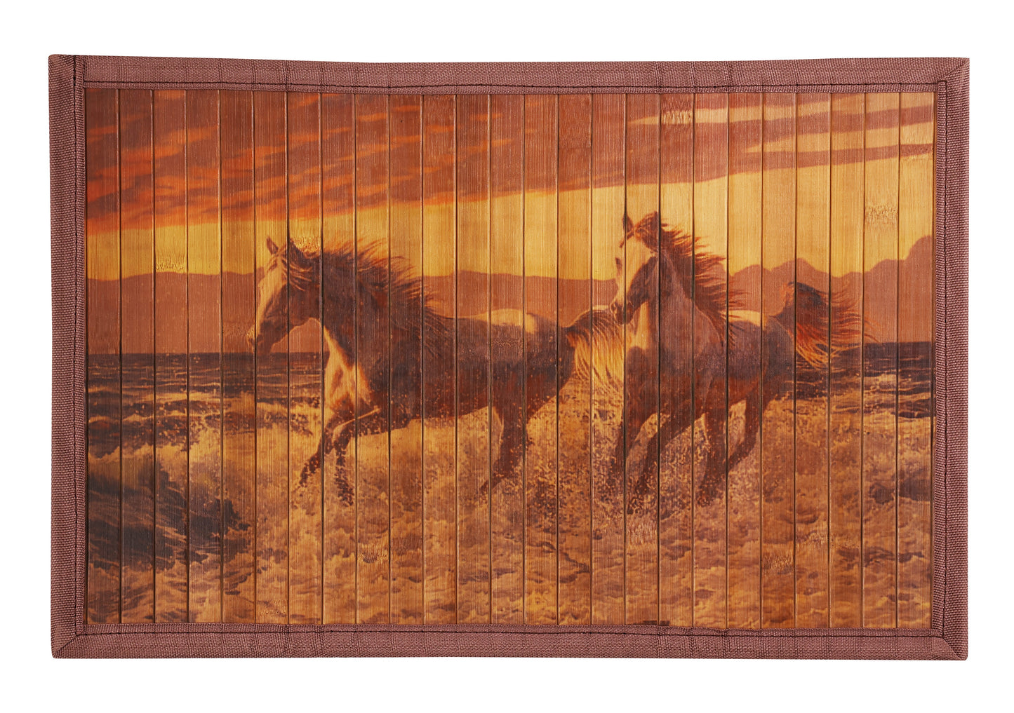 Dining Table Mats and Runner Set - Horse Print (Anti-Slip Back) 40% OFF