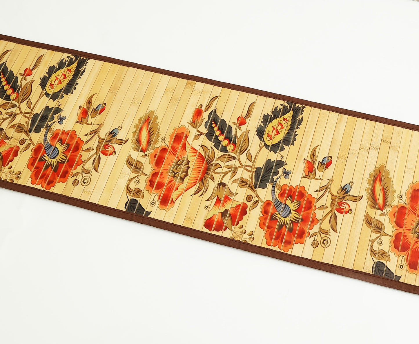 Dining Table Runner - Flower Print (Anti Slip Back) 40% OFF