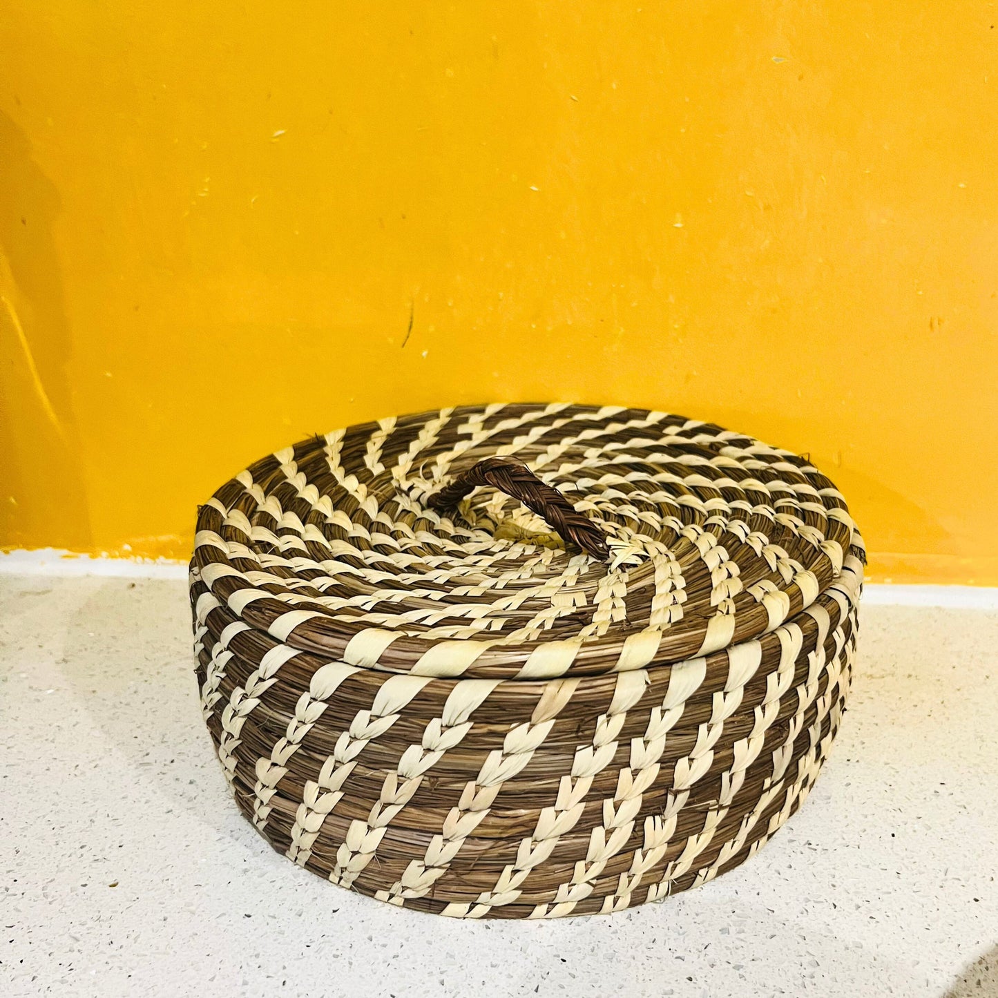 Handmade Sabai Grass Roti Box