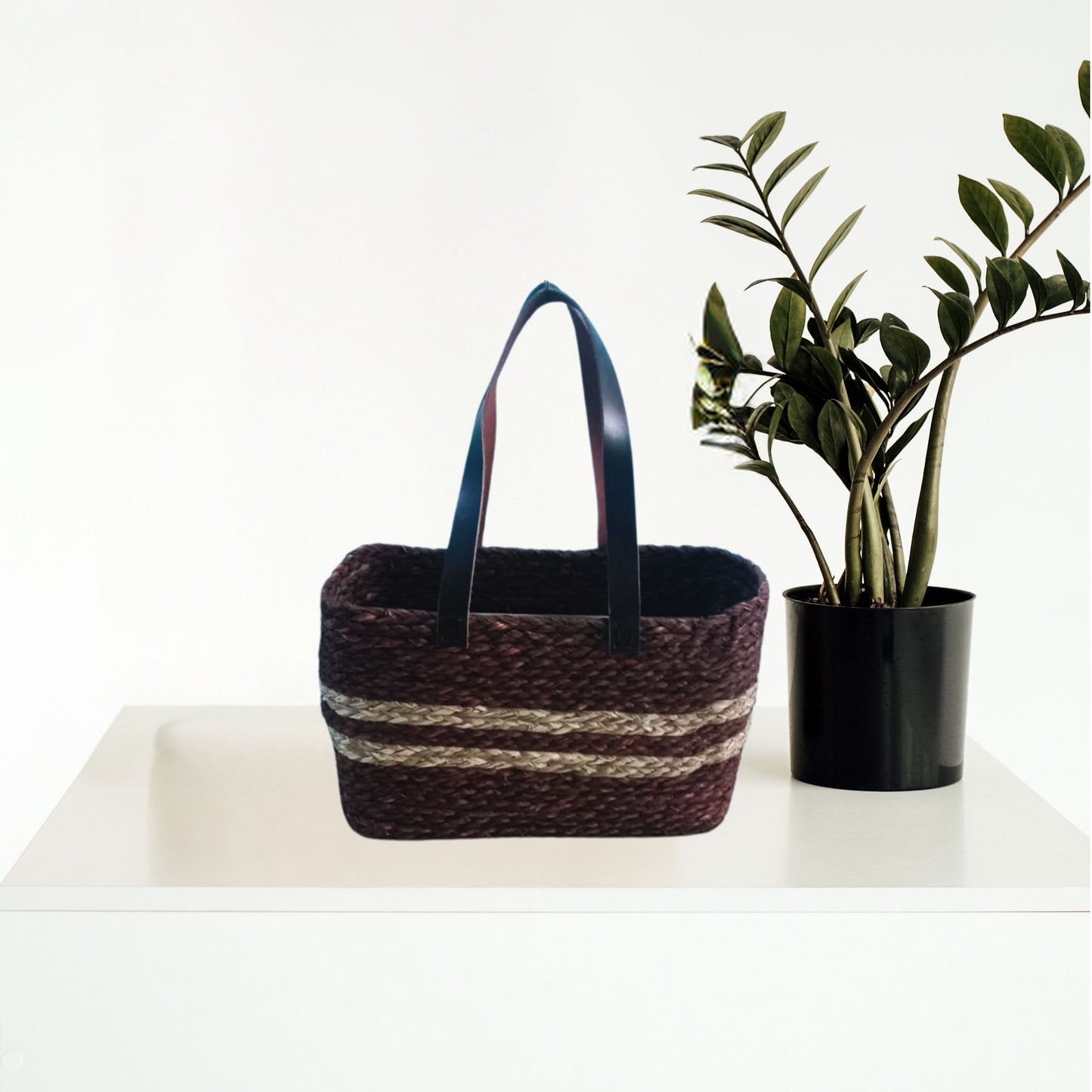 Handmade Sabai Grass Shopping Bag for Women