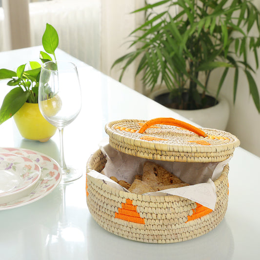 Handmade Sabai Grass Roti Box