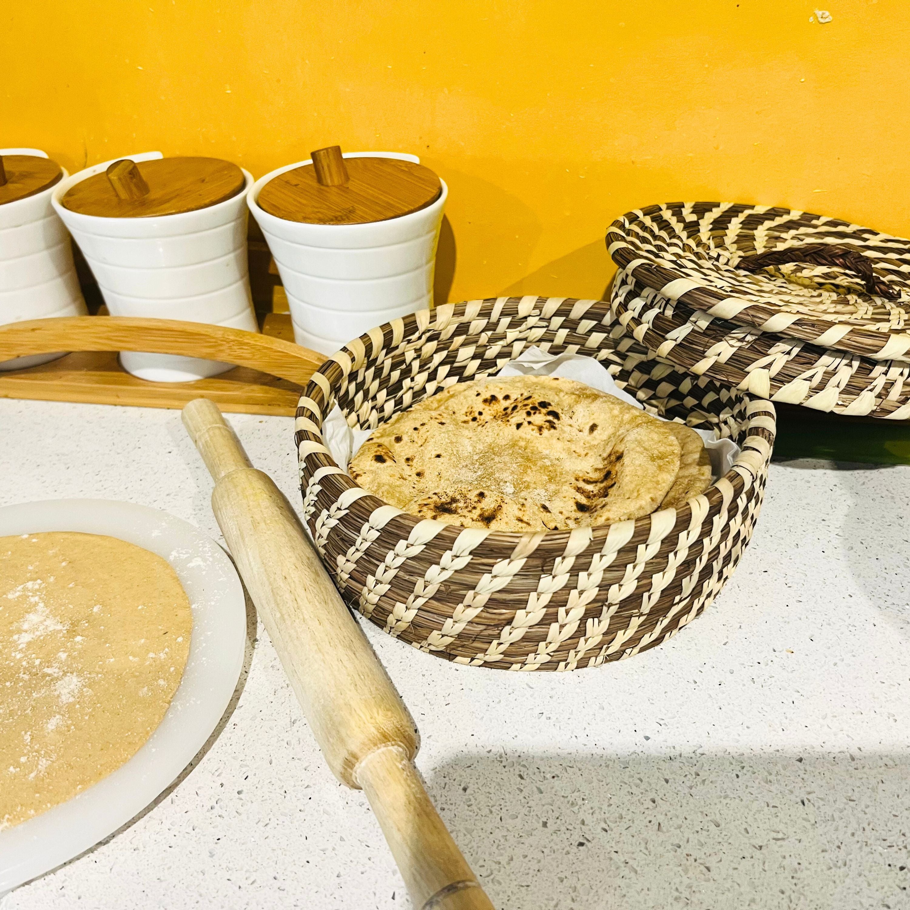 Handmade Sabai Grass Roti Box – Ecoflore