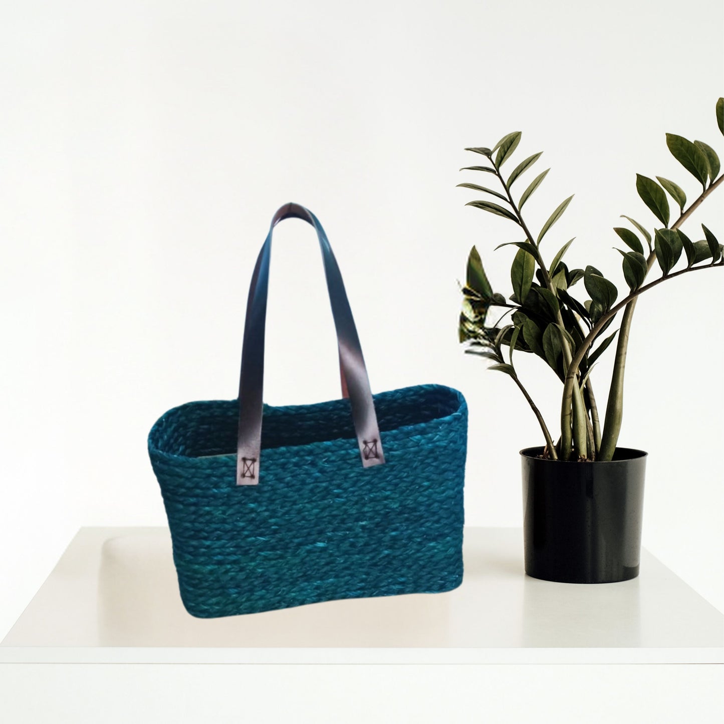 Handmade Sabai Grass Shopping Bag for Women